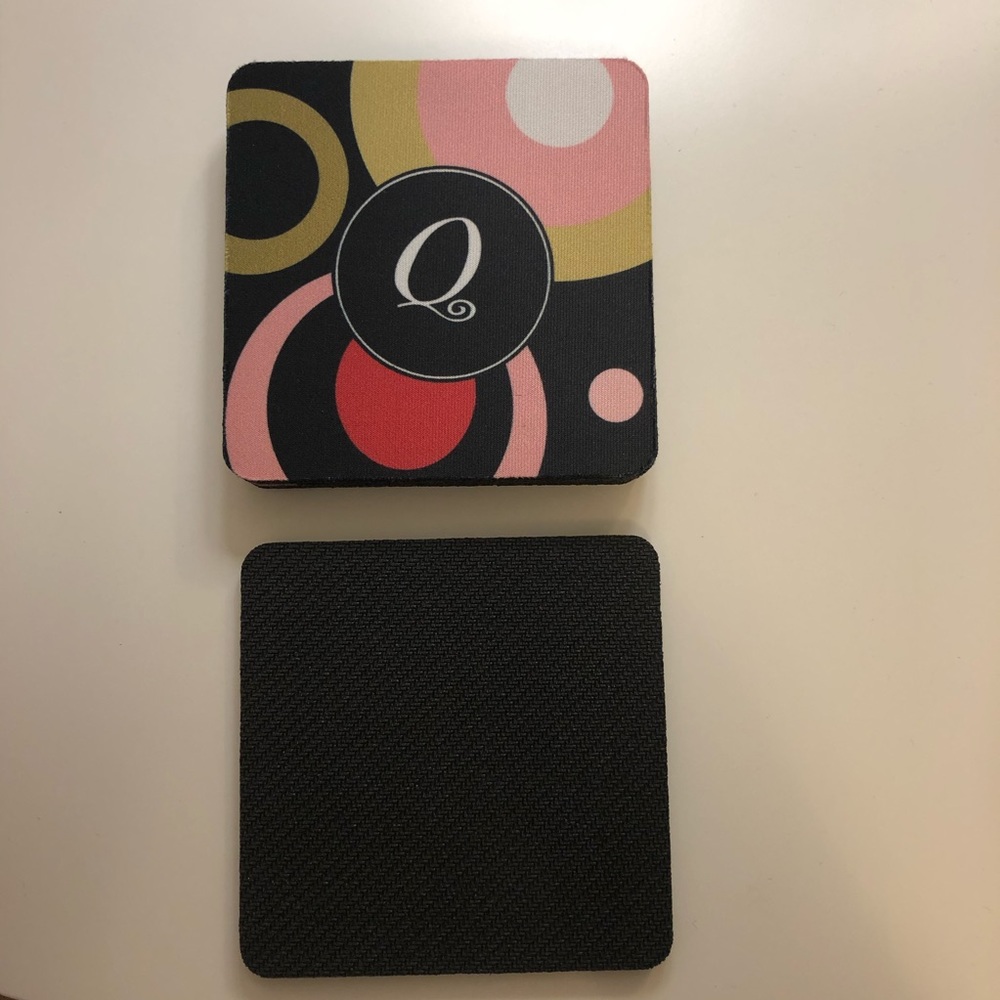 4pc Monogram Coasters👑 - Picture 3 of 3
